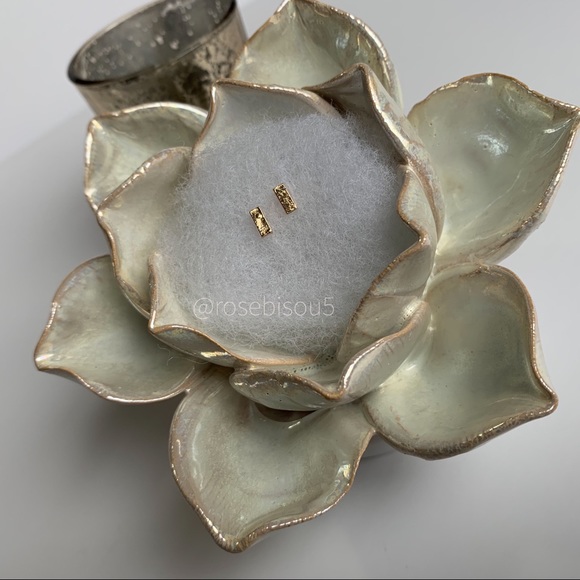 🆕Minimalist Bar Studs gold -rose gold- silver - Picture 4 of 8